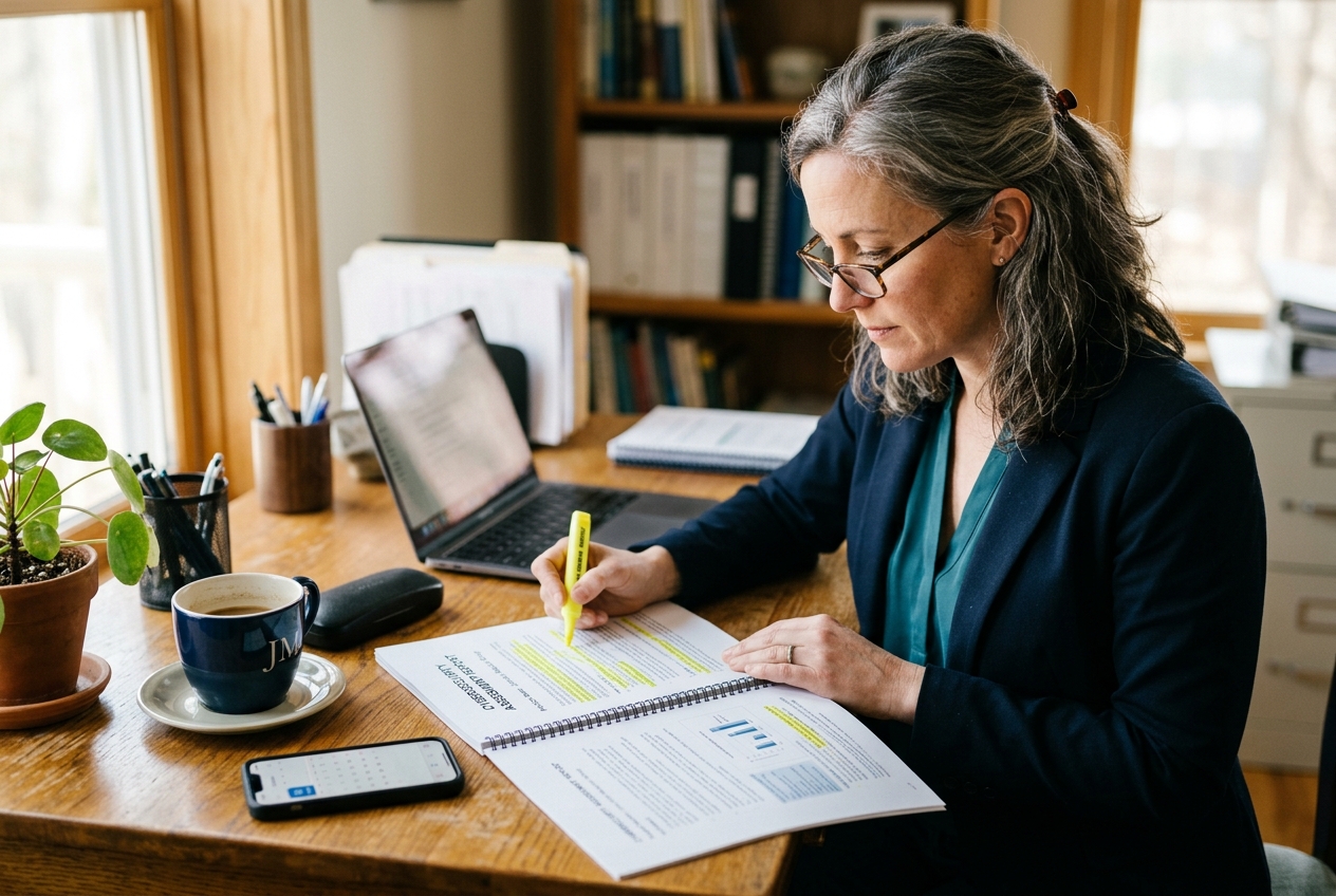 Reviewing security assessment report